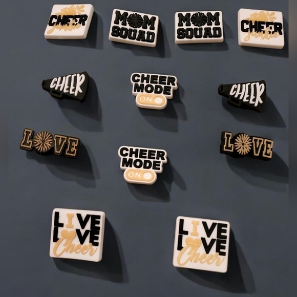 Cheer Croc Charms - Picture 1 of 2